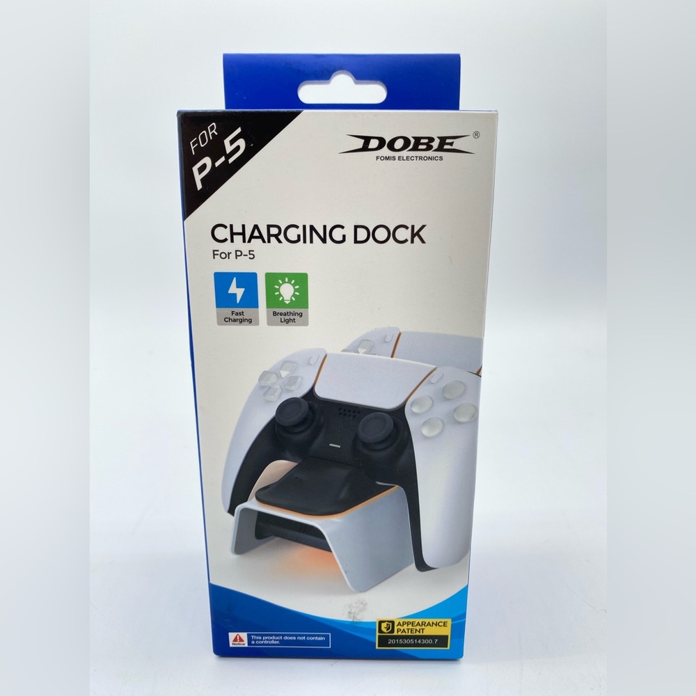 Kasmotion PS5 Controller Dual Charging Dock Station Fast Charging Easy to Use